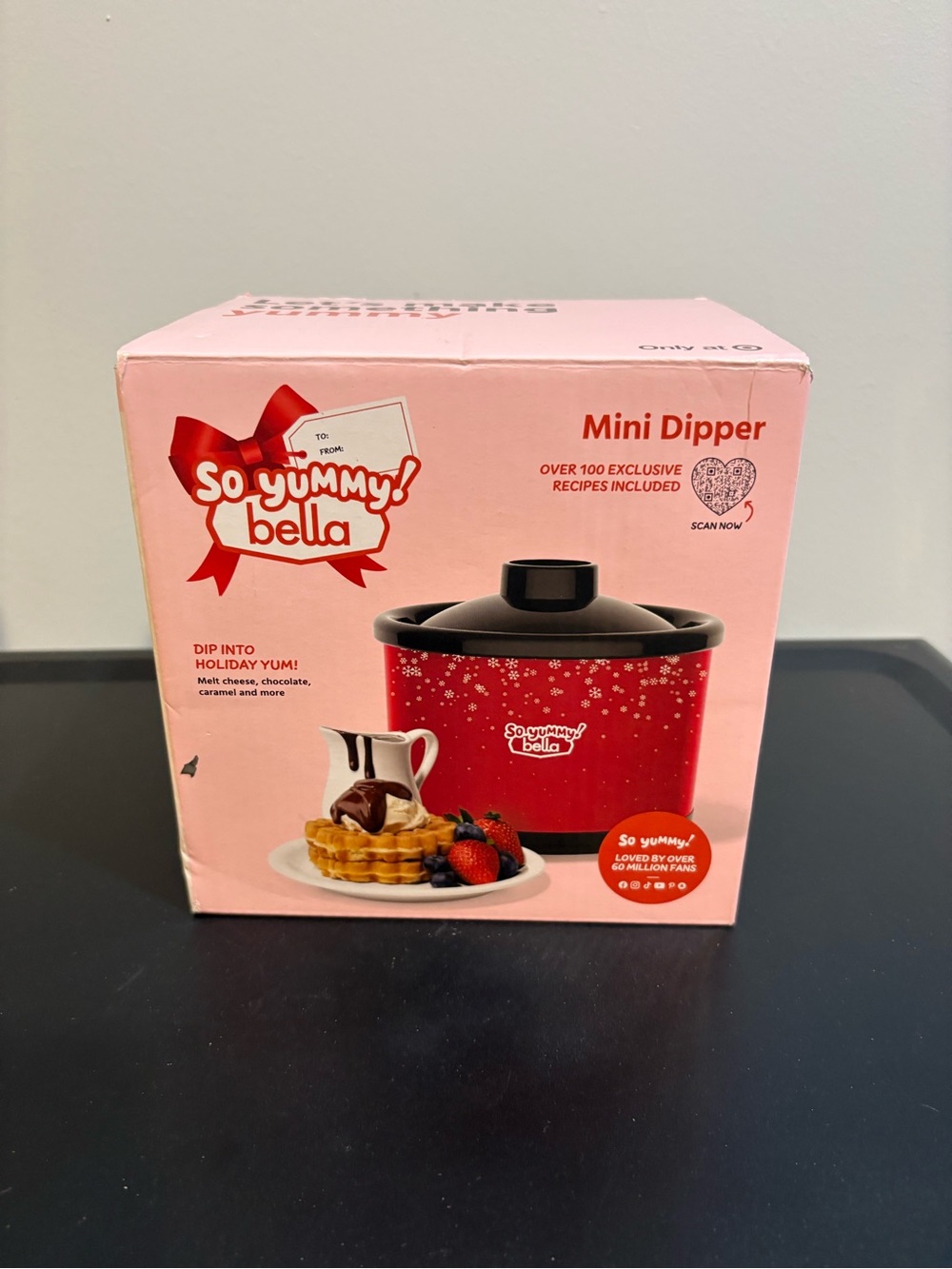 NIB Fondue Made Easy So Yummy by Bella Mini Dipper